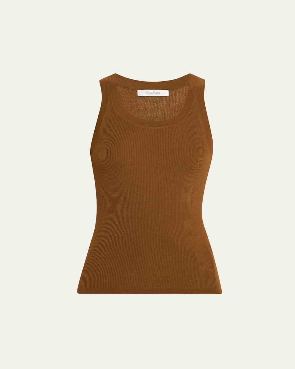 Eliadi Scoop-Neck Sweater Tank Top